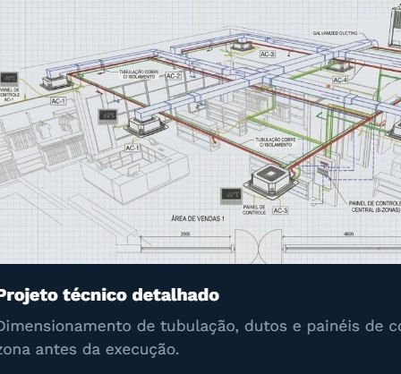 Projeto técnico de instalação de ar-condicionado VRF — DigFusion